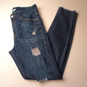Good American Denim Jeans Size 4/27 Good Legs Distressed Mid Rise Skinny Leg